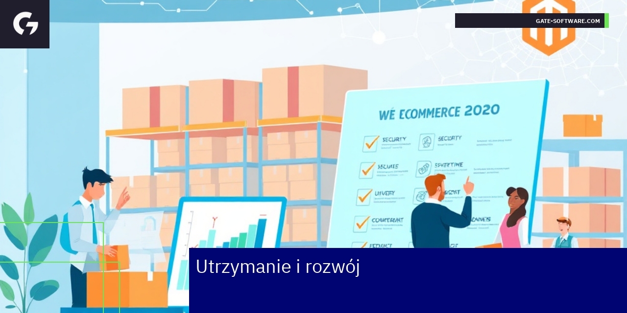 Praca zespołu nad wsparciem i audytem Magento 2