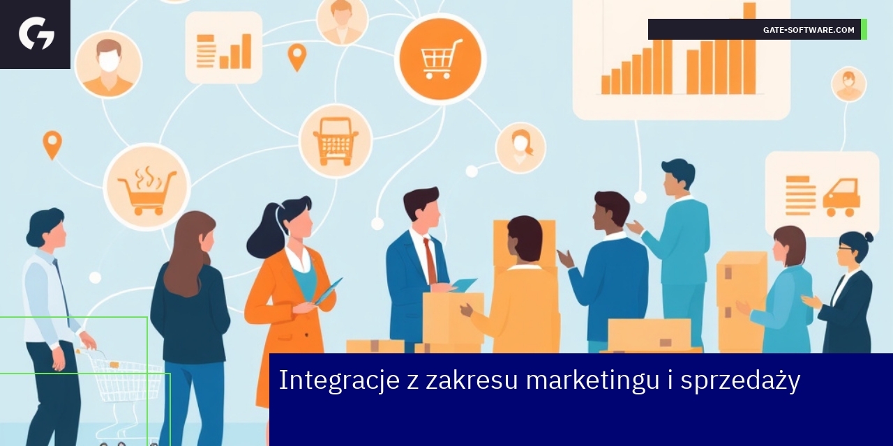 Schemat integracji systemów marketingowych i sprzedażowych
