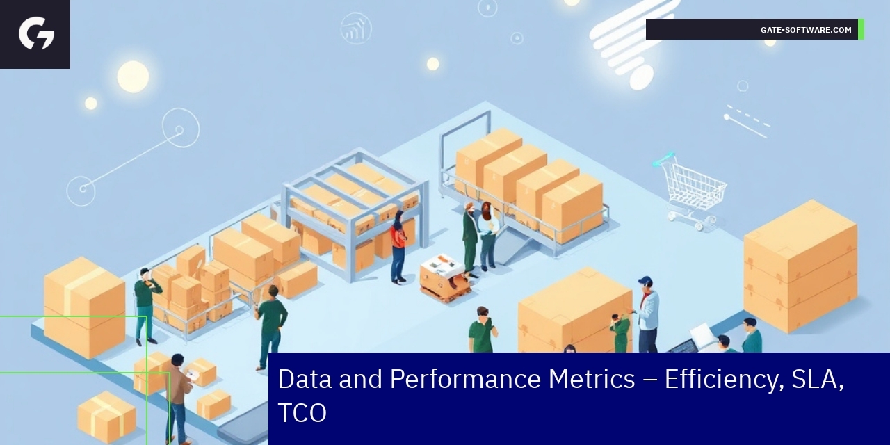 Graphs showing project timelines and uptime metrics