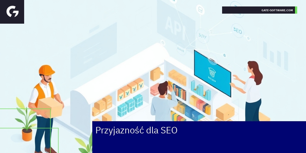 Schematyczna ilustracja SEO i indeksowania stron