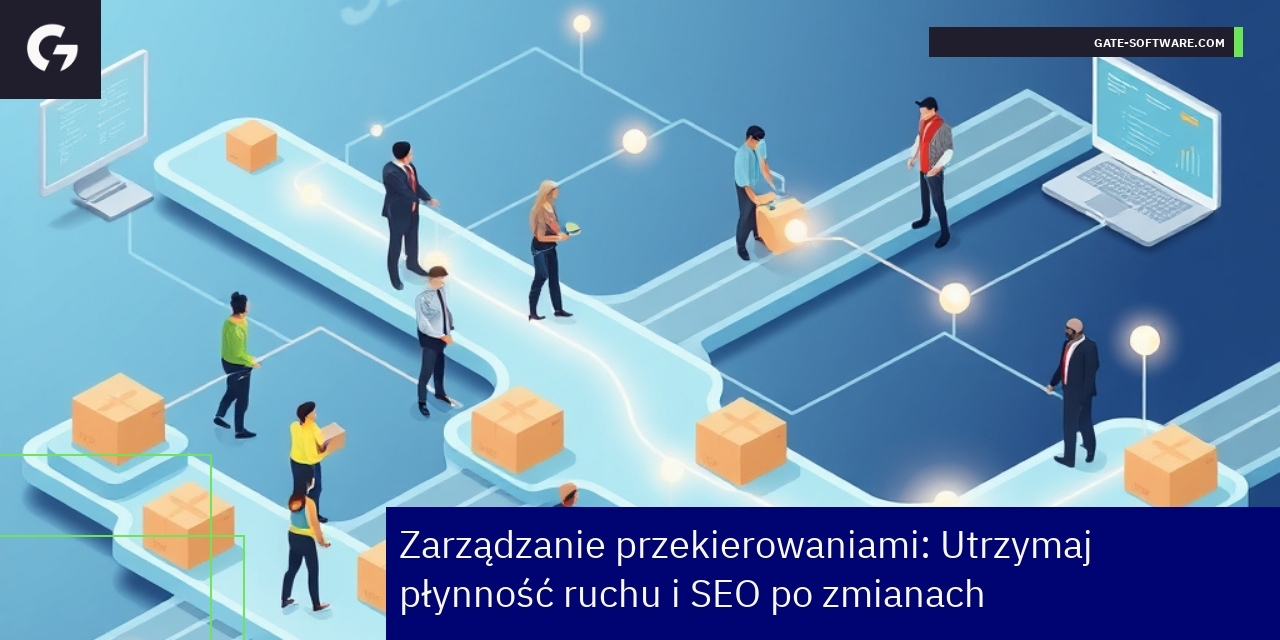 Schemat zarządzania przekierowaniami i SEO