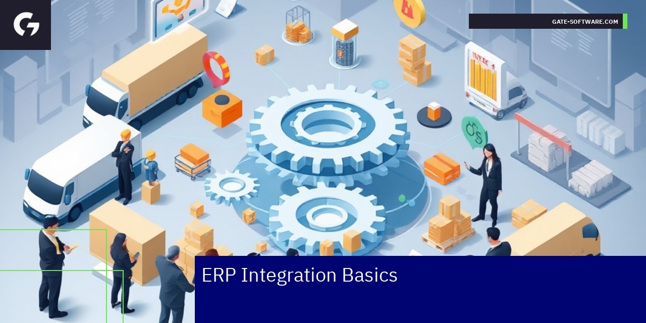 Diagram of ERP and Magento system integration