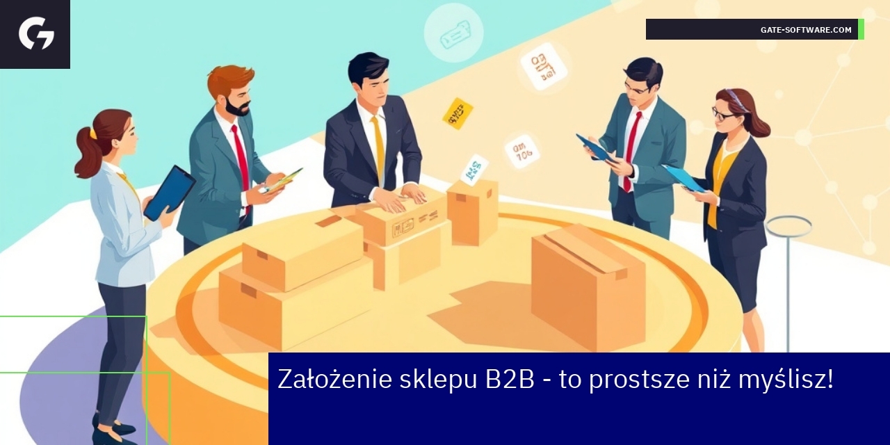 Zalety i funkcje platform B2B w e-commerce Schemat platformy B2B i relacji klientów biznesowych