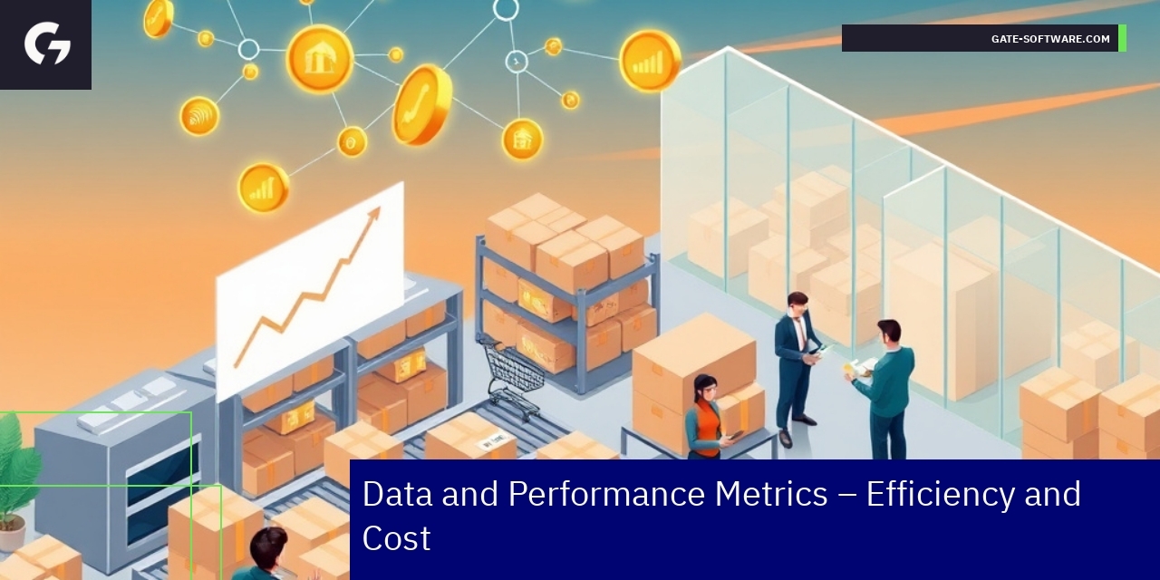 Graph showing B2B commerce performance metrics