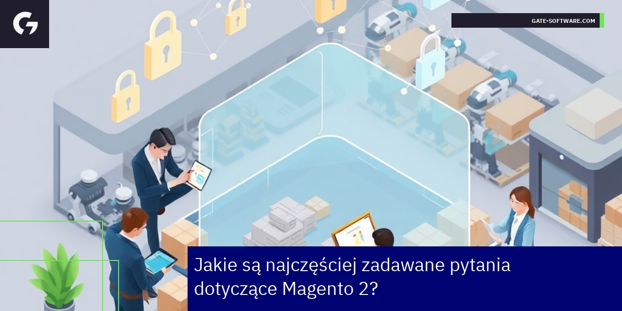 Schemat pytań dotyczących Magento 2 w biznesie B2B