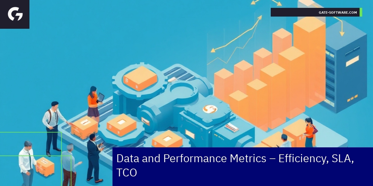 Graph showing B2B project metrics and performance data