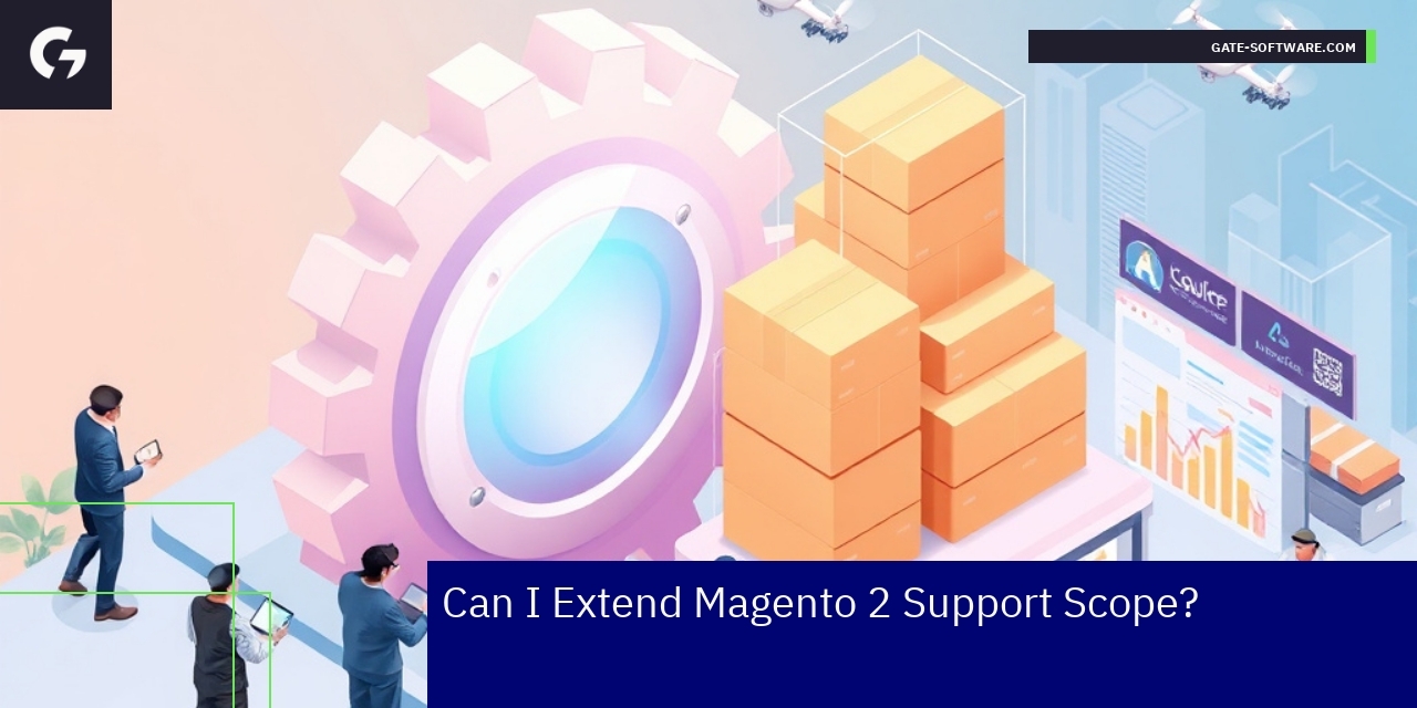 Magento 2 support extending with maintenance icons