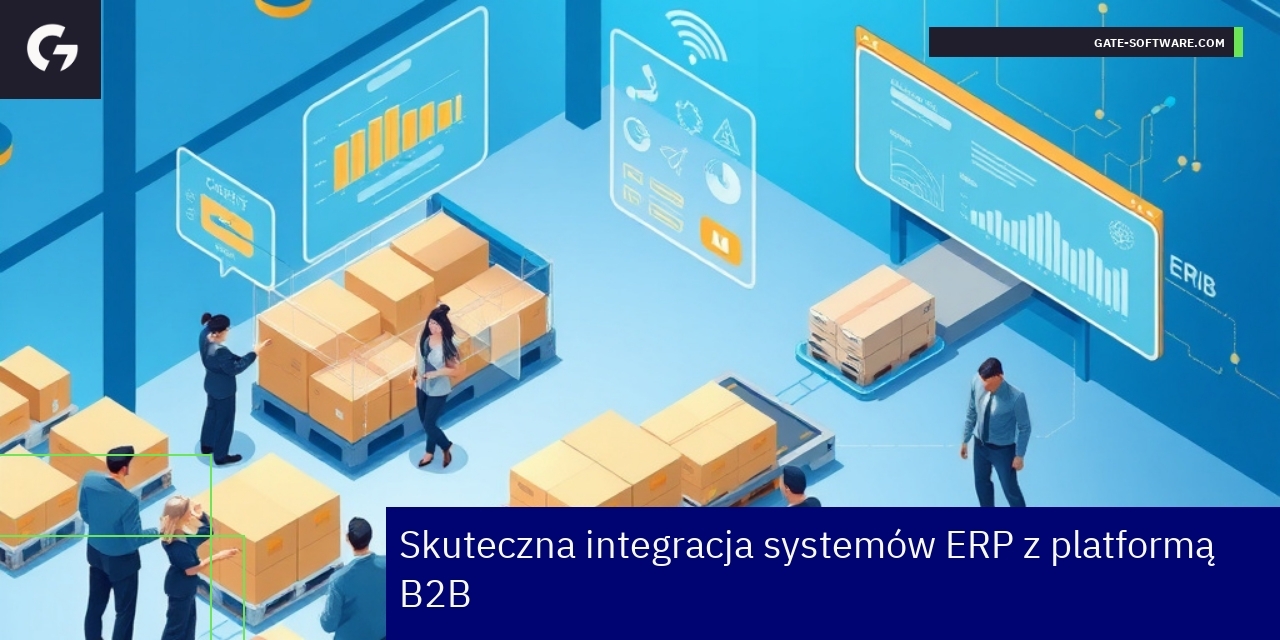 Schemat integracji ERP z platformą B2B
