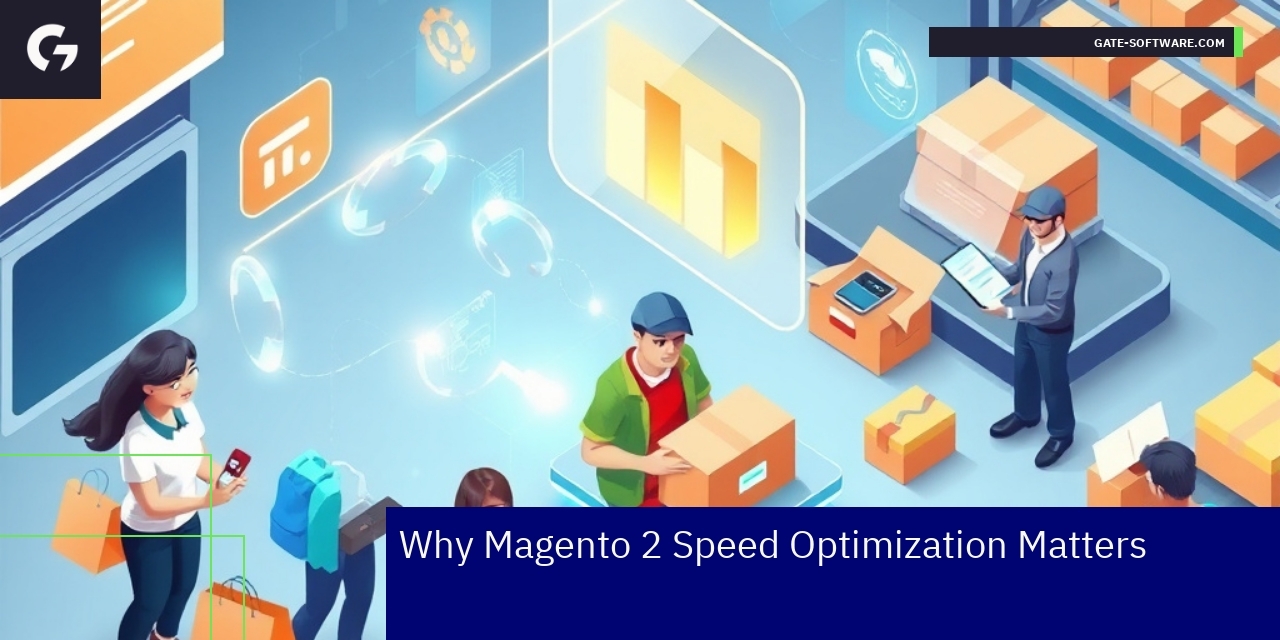 Graph showing Magento 2 optimization effects