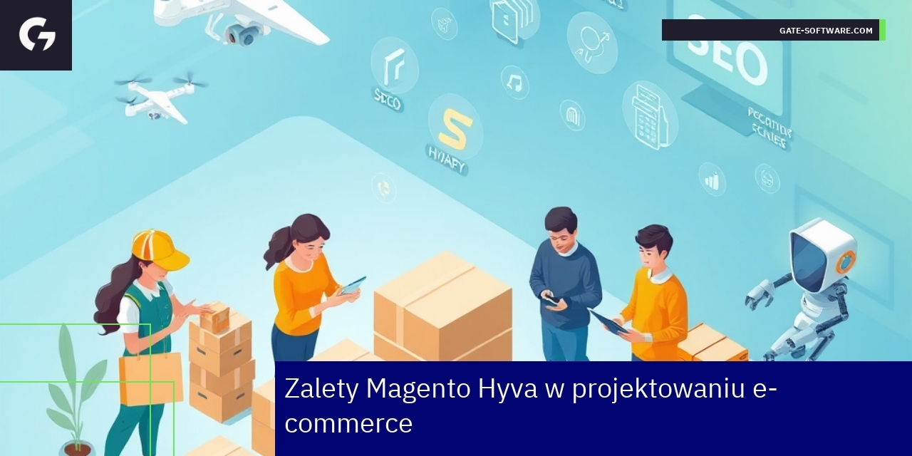 Zalety i koszty Magento Hyva themes e-commerce Schemat zalet i kosztów Magento Hyva themes