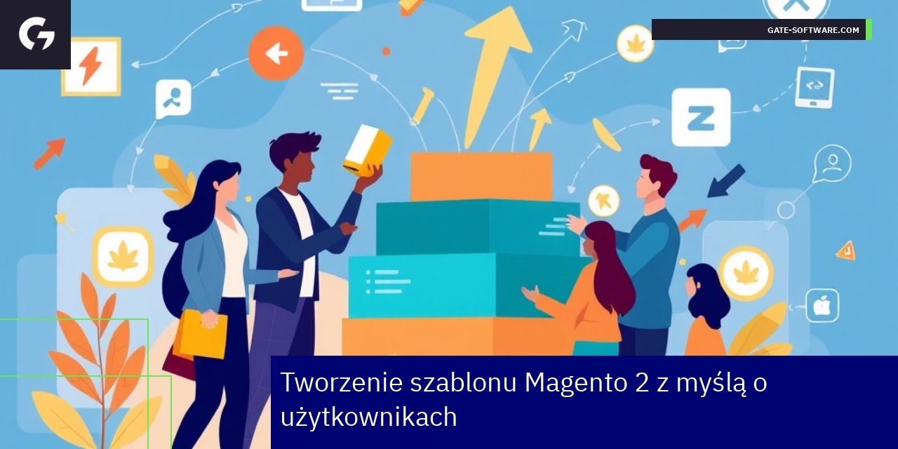 Schemat projektu szablonu Magento 2 na ekranach urządzeń