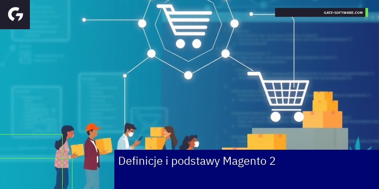 Schemat architektury Magento 2 z elementami Hyva