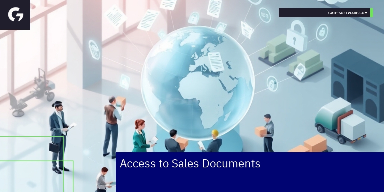 Centralized digital sales documents interface