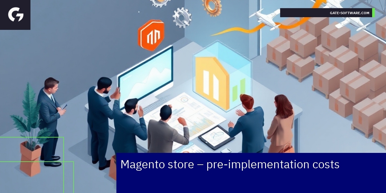 Magento cost components and tips infographic