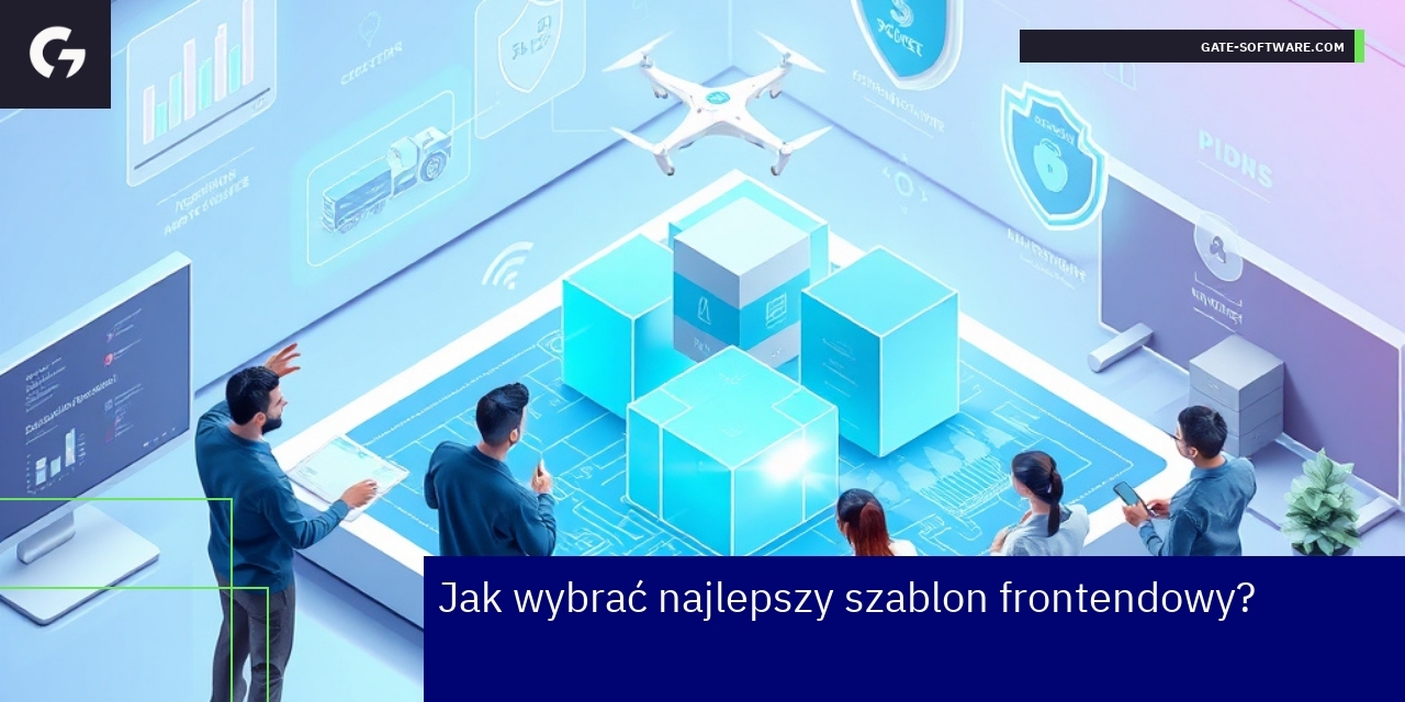 Wybór najlepszego szablonu frontendowego dla Magento 2 Infografika pokazująca kroki wyboru szablonu frontendowego