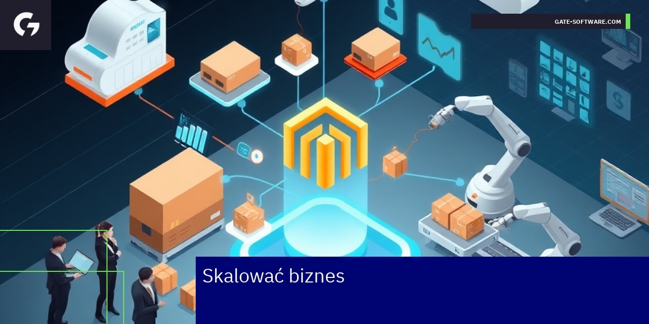Schemat integracji systemu B2B z ERP i platformami