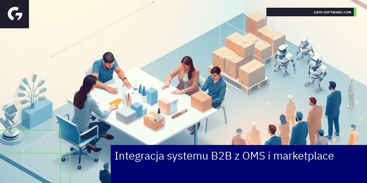 Integracja systemu B2B z OMS i marketplace Schemat integracji platformy B2B z OMS i marketplace