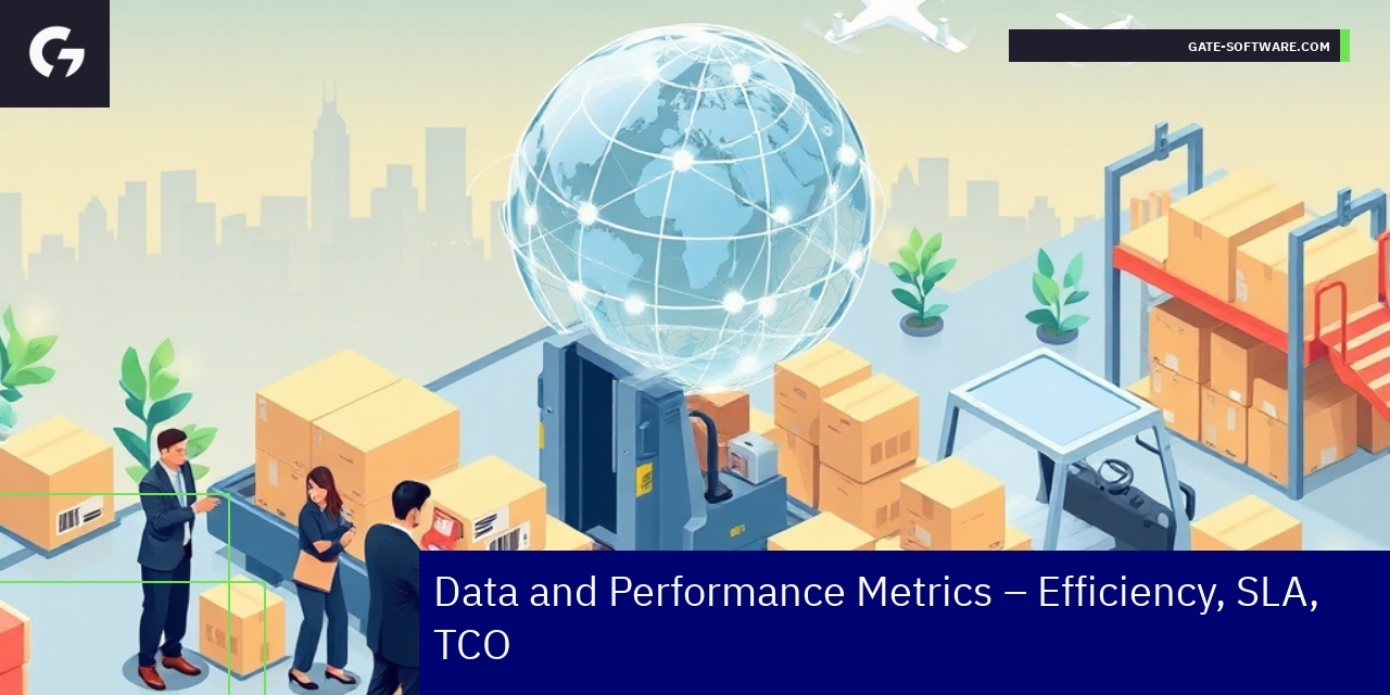 Business data charts and performance statistics