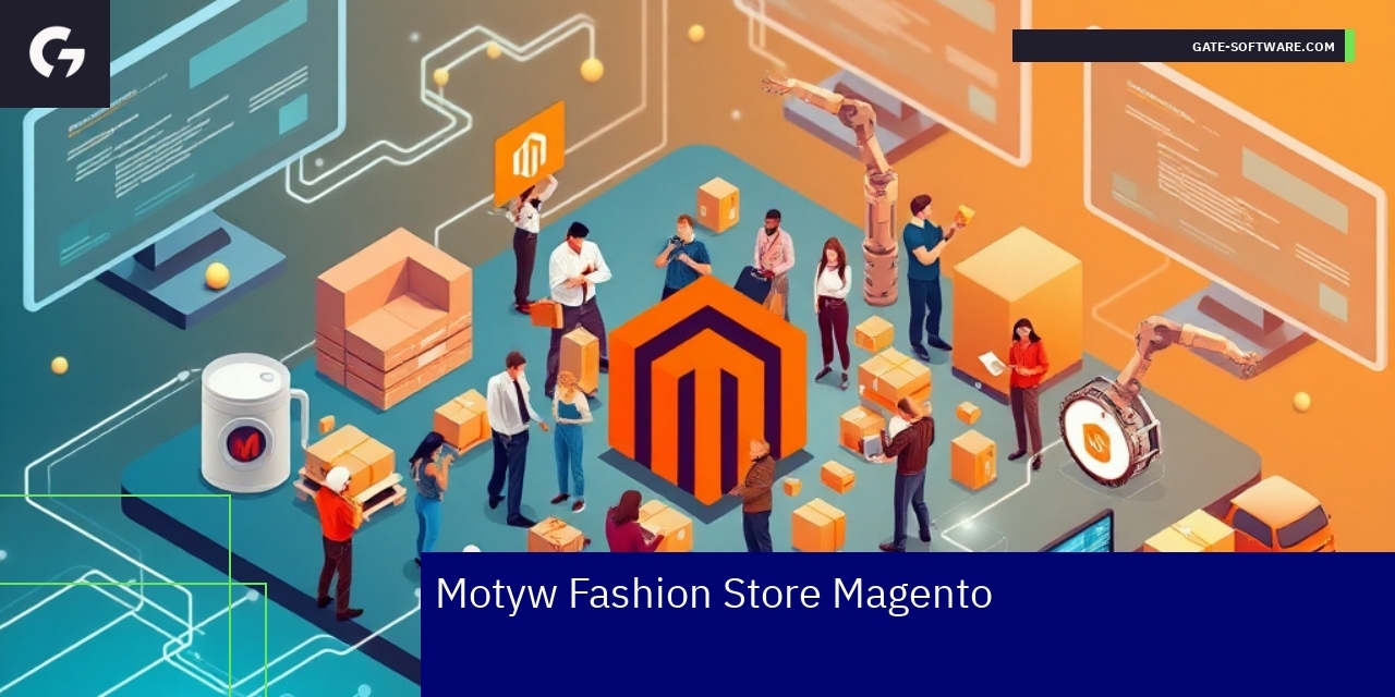 Motyw Flash dla nowoczesnego e-commerce 2026 Nowoczesny motyw Magento na ekranie sklepu online
