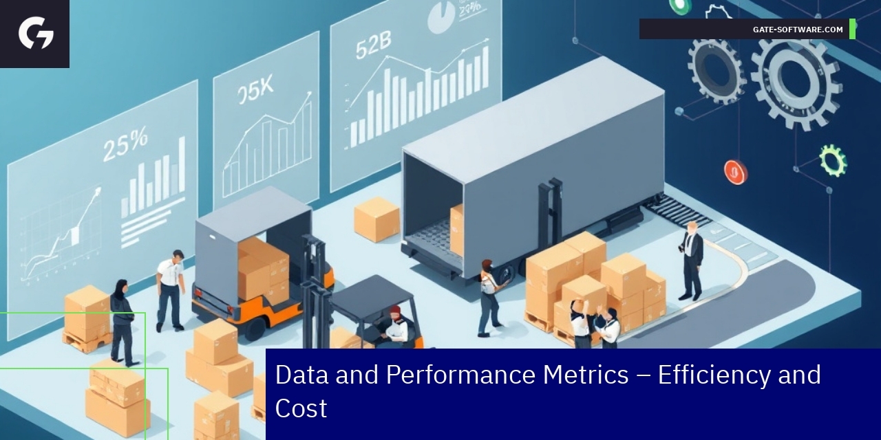 Charts showing Magento B2B efficiency and financial metrics