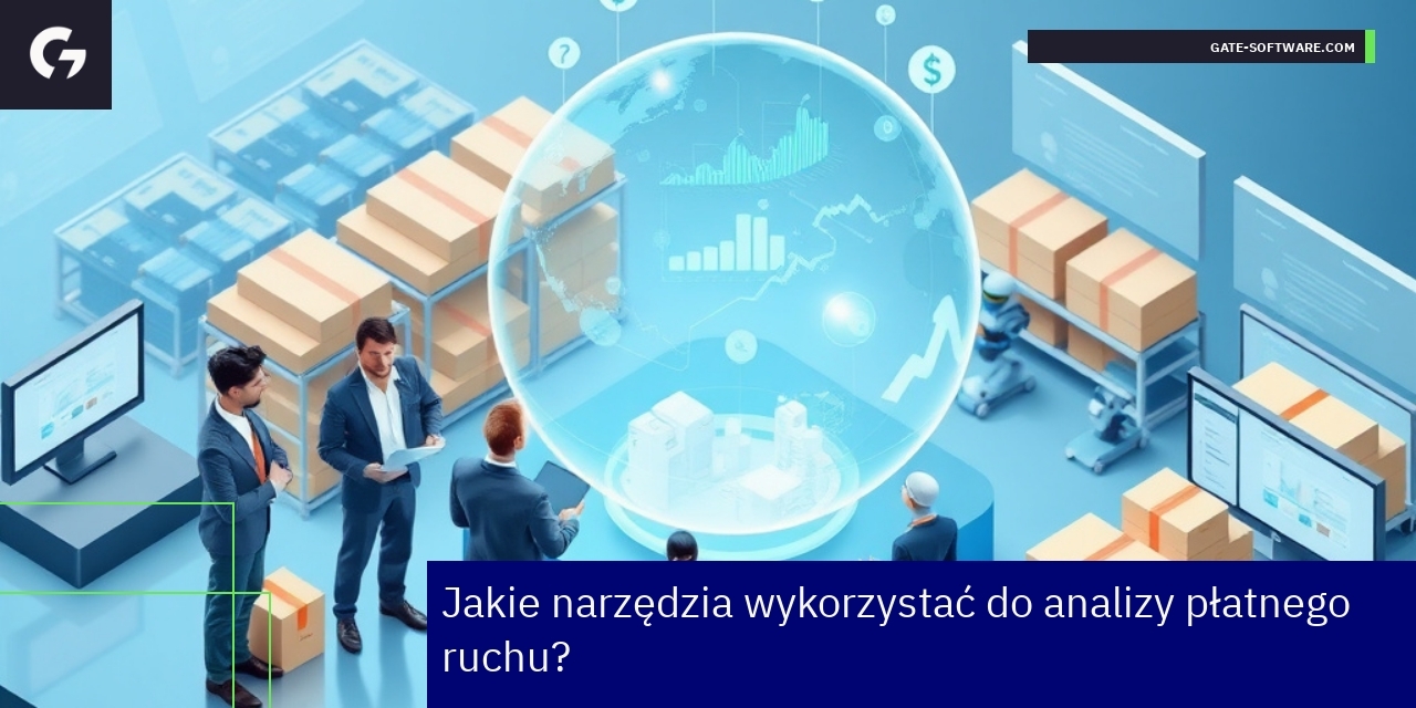 Narzędzia do analizy płatnego ruchu w reklamie Wykresy i ikony narzędzi analitycznych kampanii reklamowej
