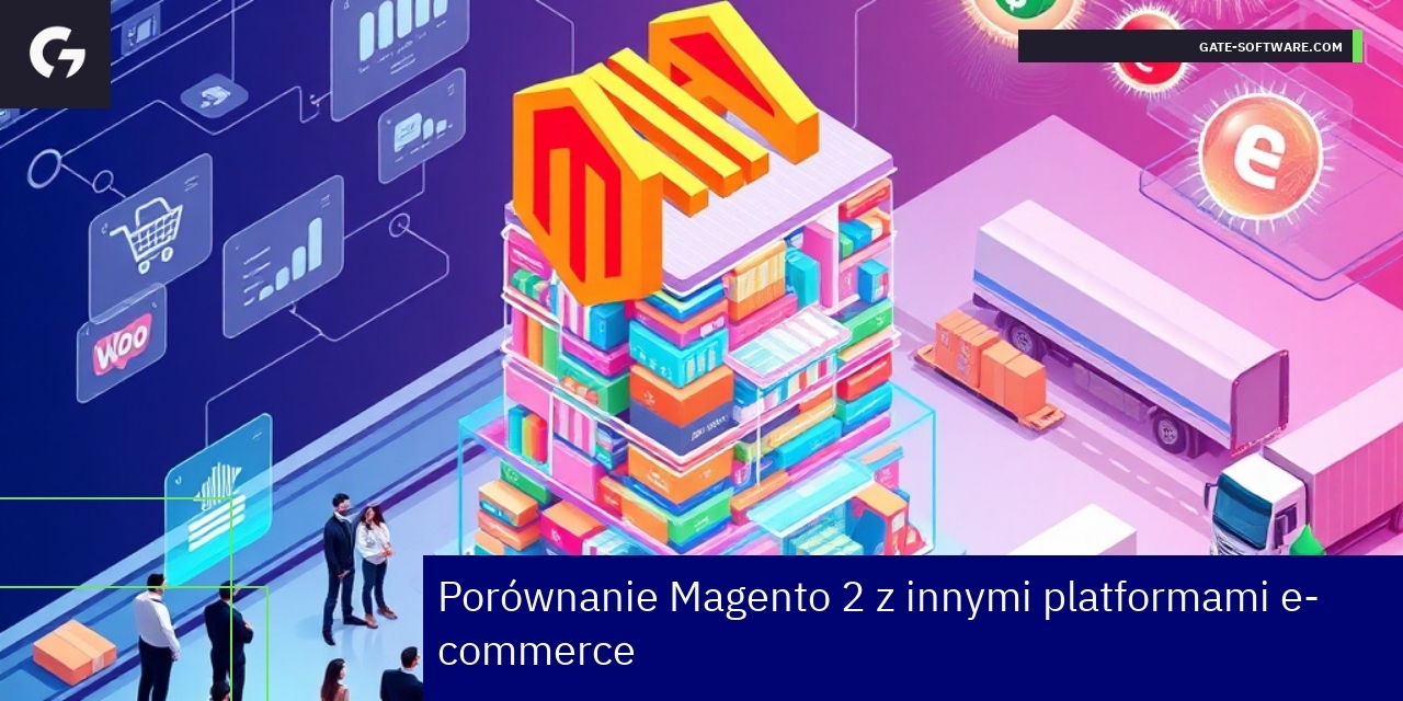 Porównanie platform e-commerce Magento 2 Schemat porównania Magento 2 z innymi platformami