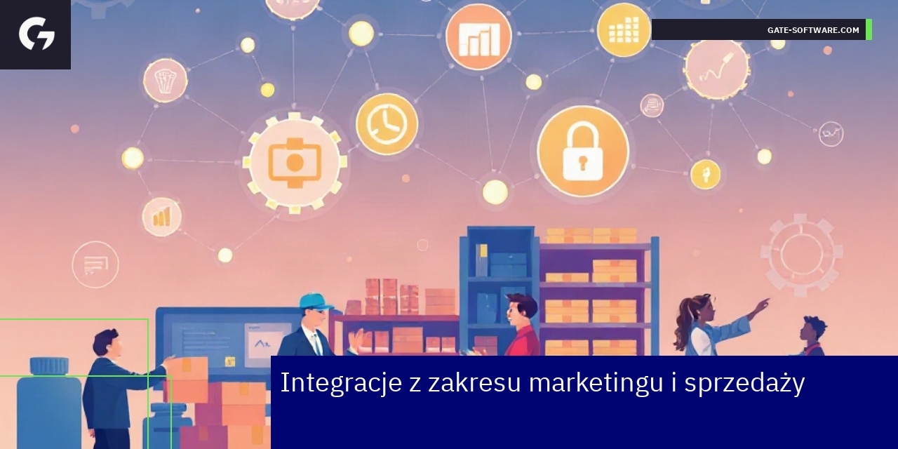 Schemat integracji systemów marketingowych i sprzedażowych