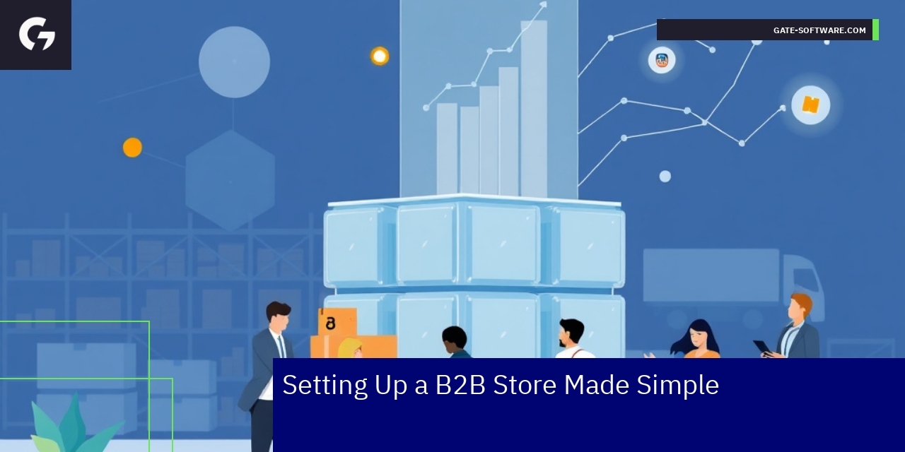 Essential Features and Mistakes in B2B Stores B2B store features and common business mistakes infographic