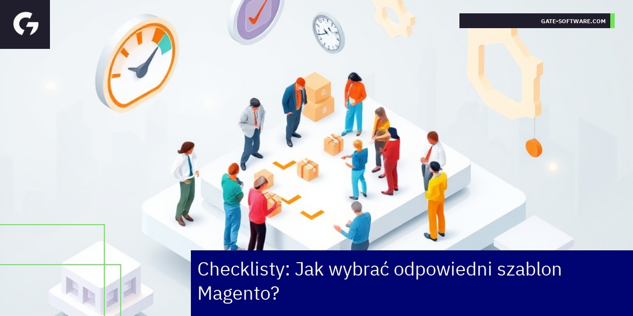 Schematyczna lista kontrolna wyboru szablonu Magento