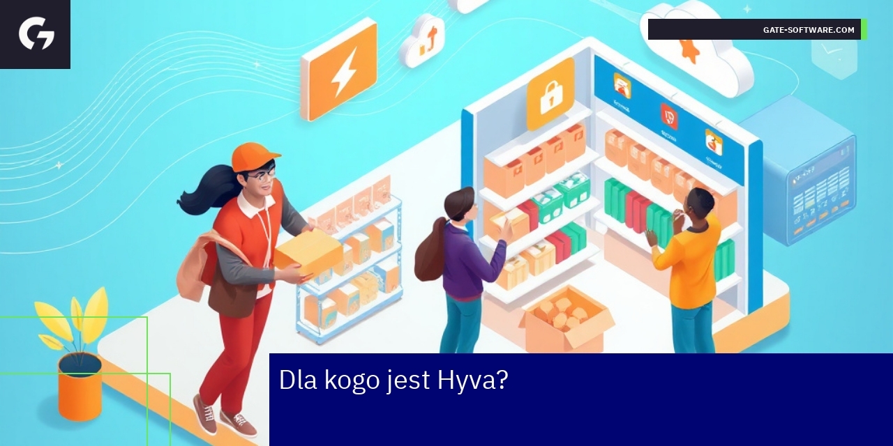 Korzyści z zastosowania Hyva w sklepach Magento Infografika pokazująca zalety Hyva dla Magento