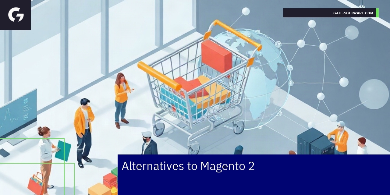 Top Alternatives to Magento 2 for E-commerce Various e-commerce platform logos and comparison overview