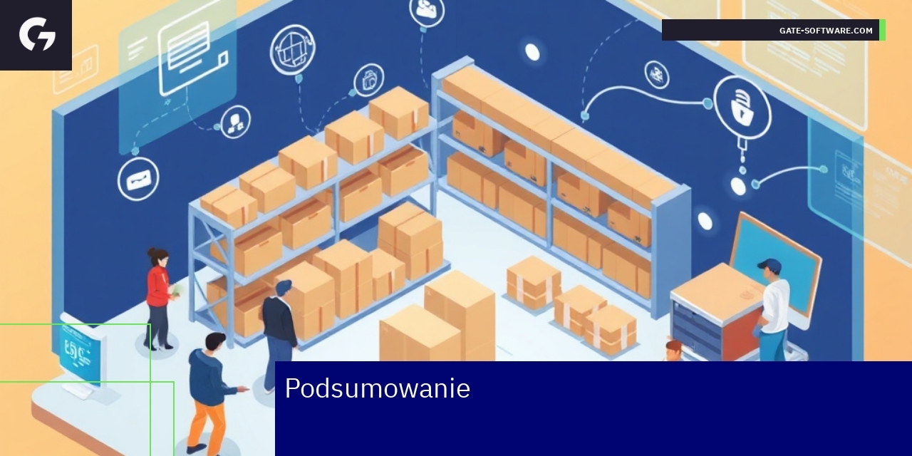 Grafika przedstawiająca wsparcie techniczne i rozwój e-commerce