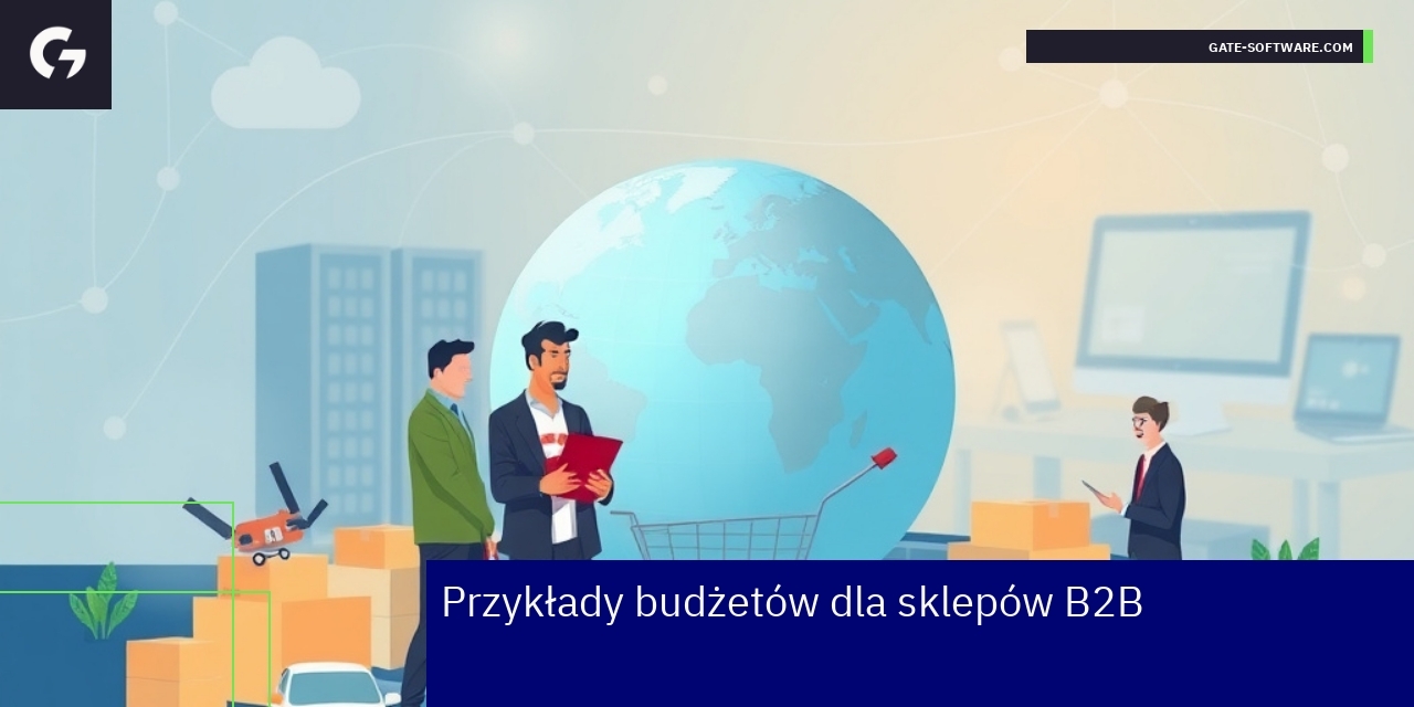 Przykłady budżetów dla sklepów B2B i e-commerce Schemat inwestycji, marketingu i logistyki w B2B