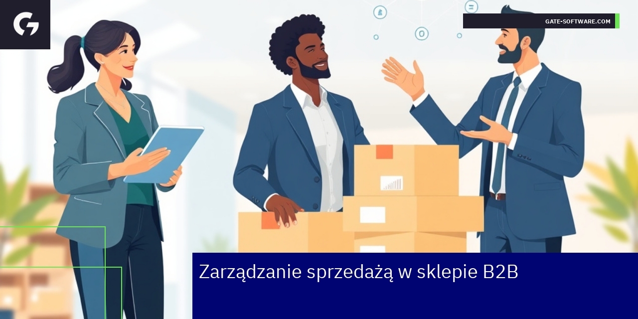 Schemat zarządzania sprzedażą i integracji systemów