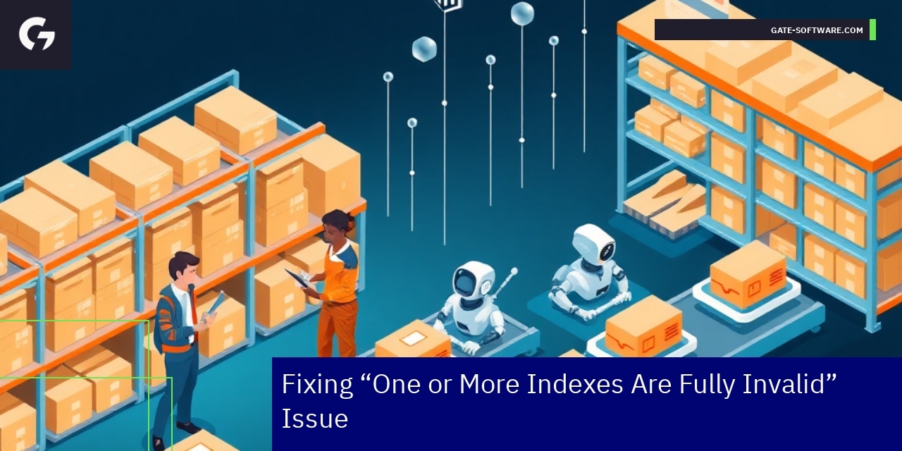 Fixing Magento 2 Indexing Errors Effectively Magento 2 database indexing error solution concept