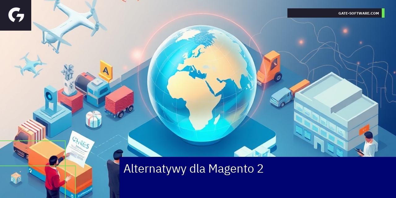 Schemat platform e-commerce i integracji IT