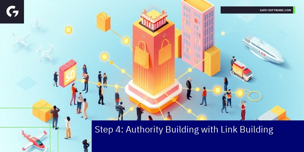Diagram showing backlink and internal linking strategy
