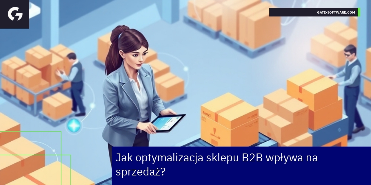 Schemat optymalizacji i wzrostu sprzedaży w sklepie B2B