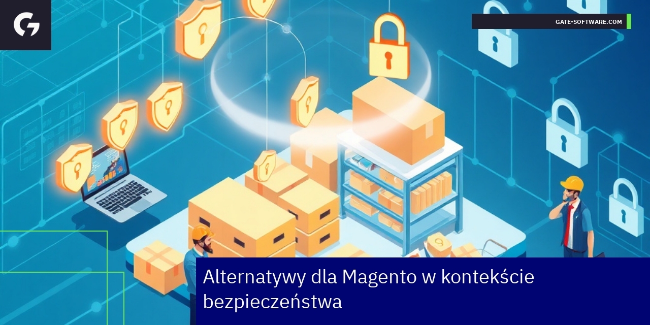 Schemat platform e-commerce i zabezpieczeń danych