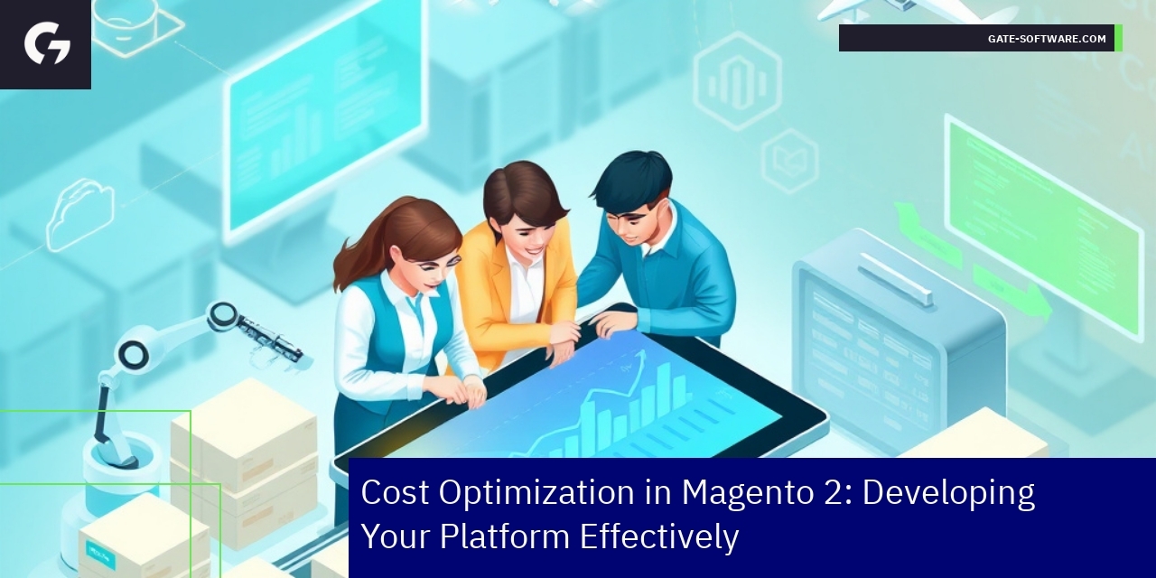 Graphical representation of Magento 2 cost optimization concepts