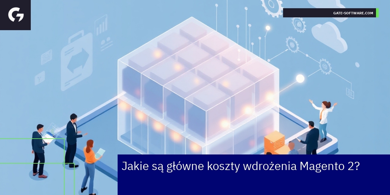 Główne koszty wdrożenia Magento 2 w B2B Schemat kosztów wdrożenia Magento 2 dla sklepu B2B