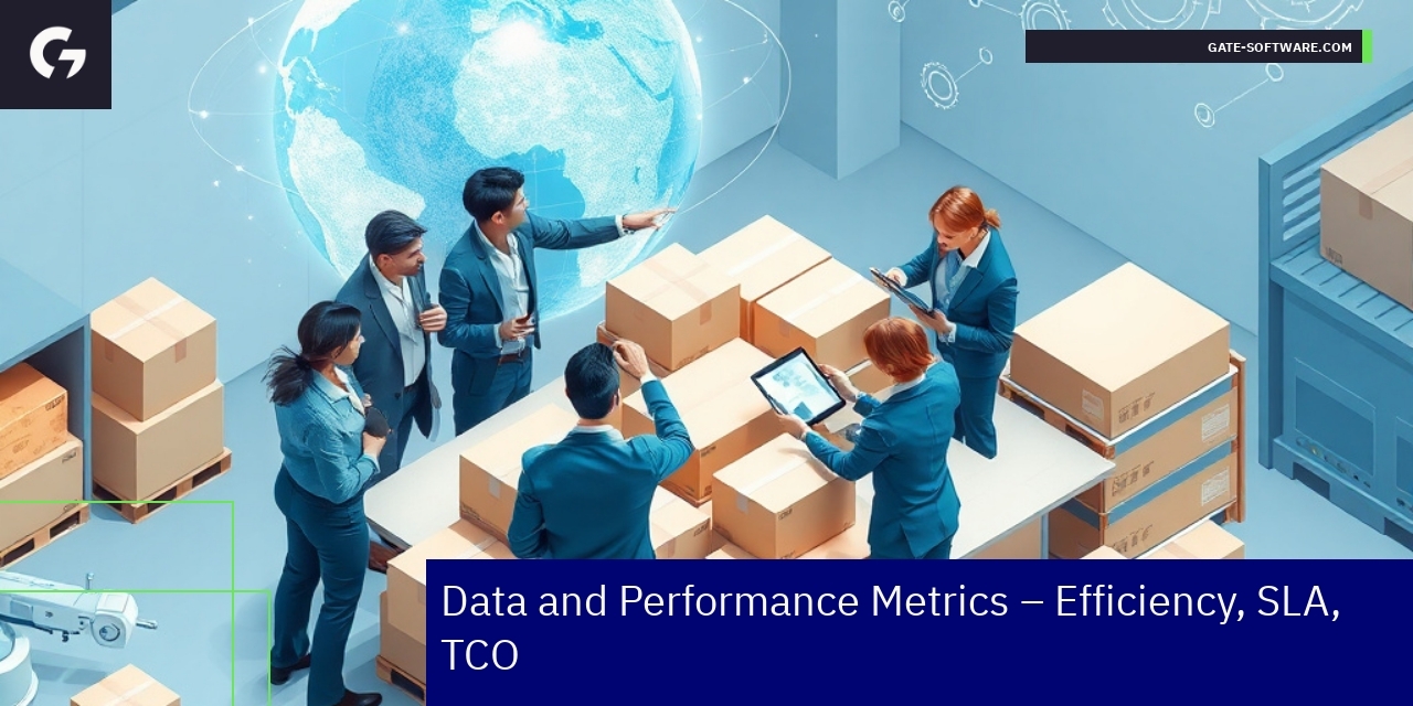 Graph showing operational metrics and efficiency statistics
