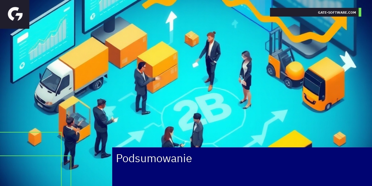 Schemat zarządzania platformą B2B w e-commerce