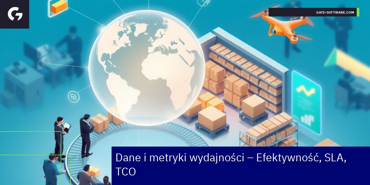 Wykresy i dane metryki efektywności projektów B2B