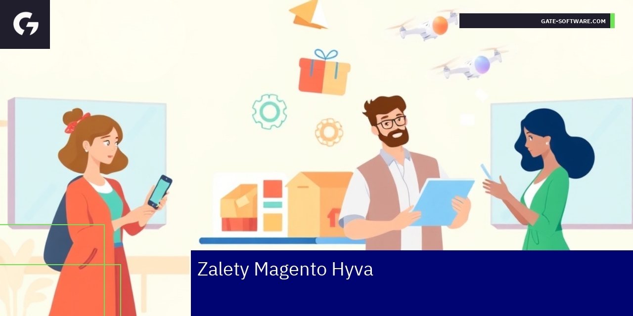 Schemat integracji, designu i interaktywności Magento Hyva