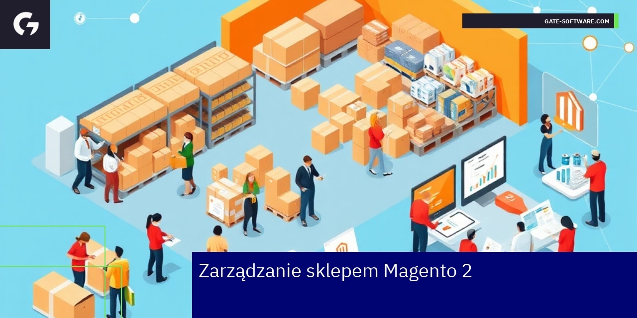 Zaawansowane zarządzanie sklepem Magento 2 Ekran zarządzania sklepem Magento 2 z danymi