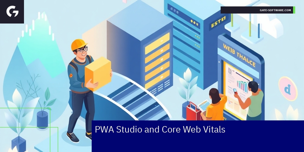 Diagram showing Core Web Vitals metrics and web technologies
