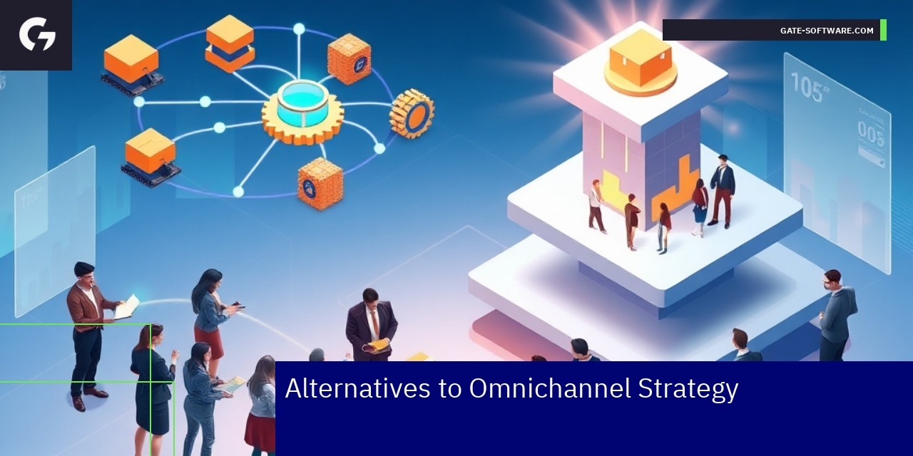 Diagram showing omnichannel and alternative B2B strategies
