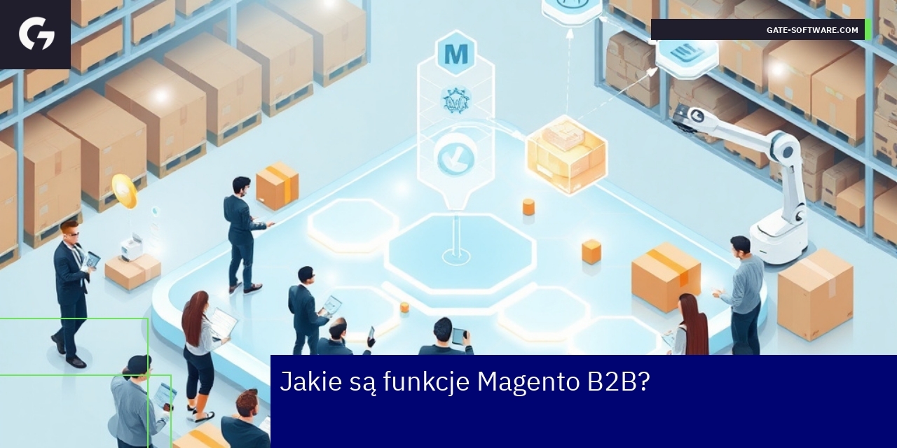 Ikony funkcji Magento B2B i integracji systemów