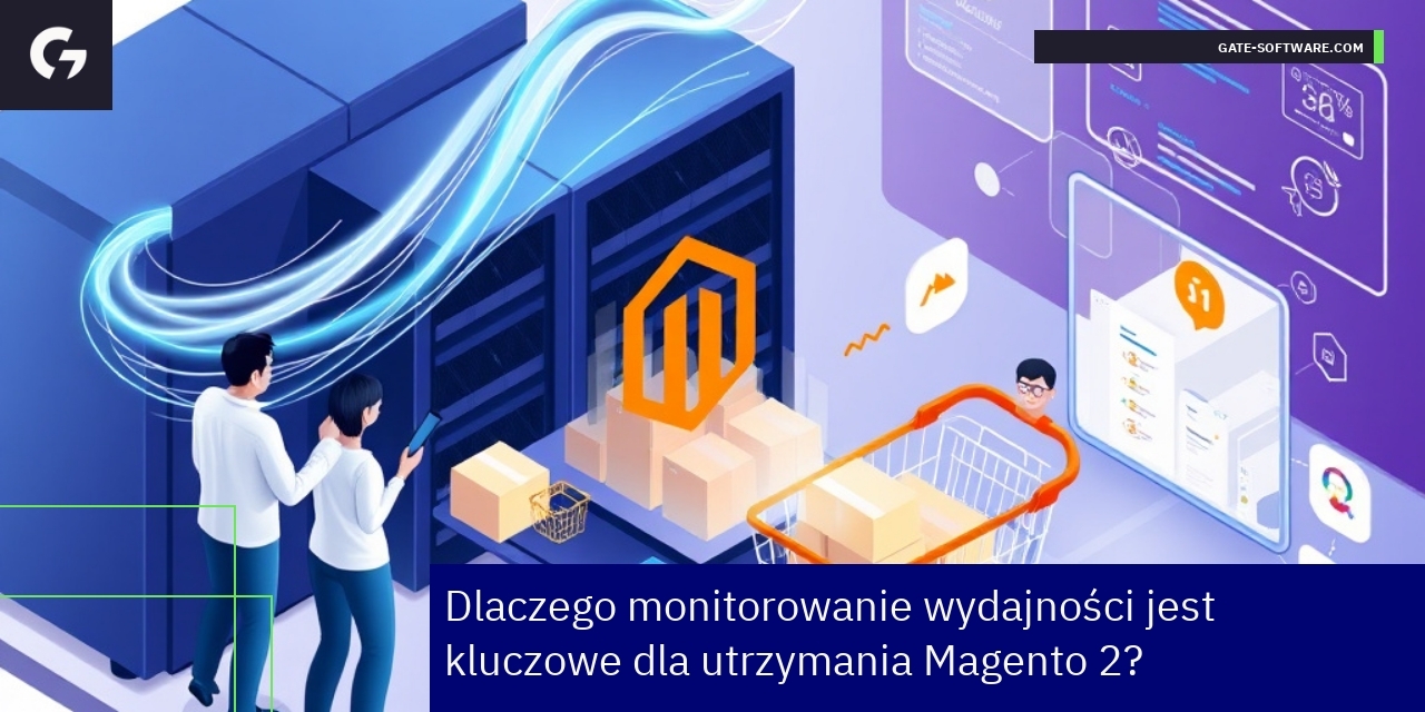 Schemat monitoringu i optymalizacji wydajności Magento